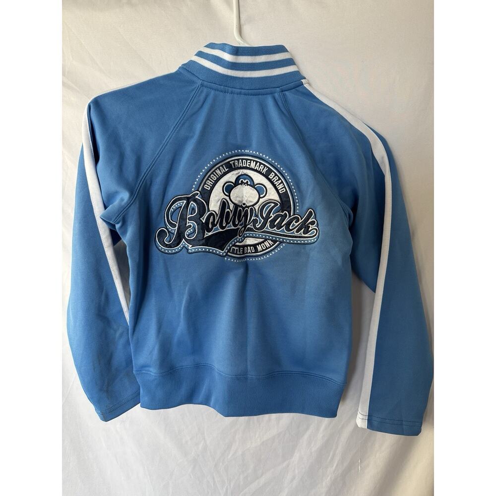 Kids Original Bobby Jack Exclusive Zipper Trac Jacket Blue Size M